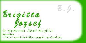 brigitta jozsef business card
