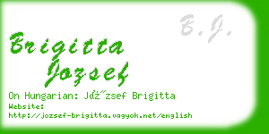 brigitta jozsef business card